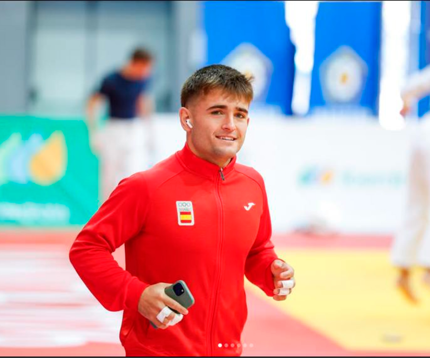 Asier Murillo compite en el Grand Prix de China de judo